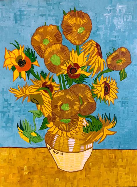 Sunflower Painting By Van Gogh