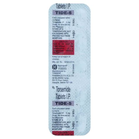 Tide-5 Tablet | Uses, Side Effects, Price | Apollo Pharmacy