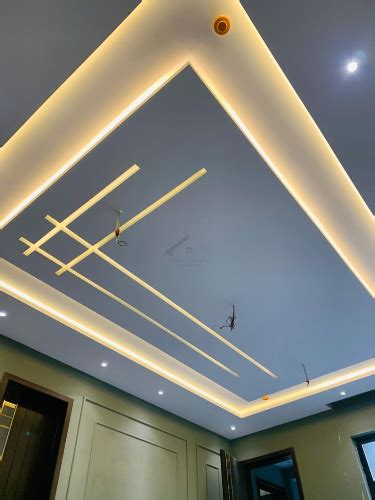 Image result for PVC Cladding Ceiling Reception Area Design
