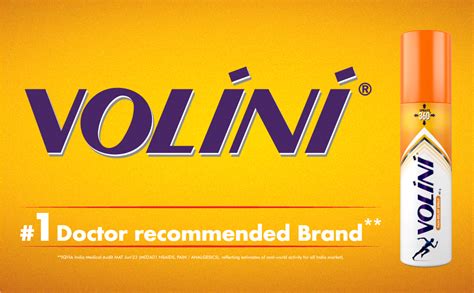Volini Pain Relief Spray 100g - Fast Acting Muscle & Joint Pain Relief ...