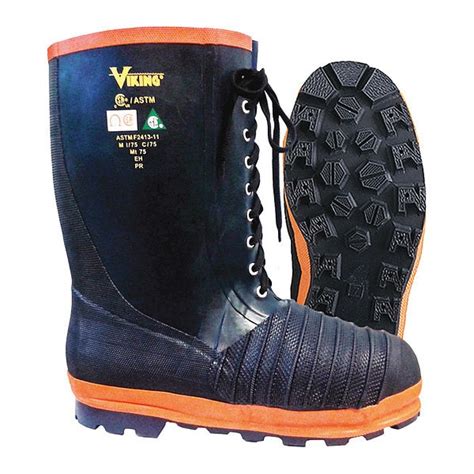 Viking Wildland Firefighting Boots, Lace Up, PR VW53-1-14 | Zoro