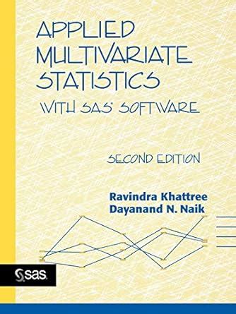 Buy Applied Multivariate Statistics with SAS Software, Book Online at ...