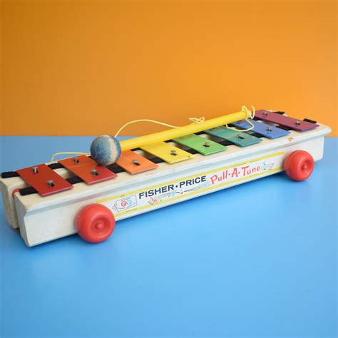 Vintage 1960s Fisher Price Xylophone - Rainbow . – Pineapple Retro