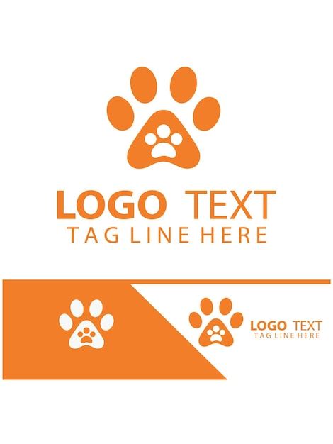 Paw logo | Premium Vector