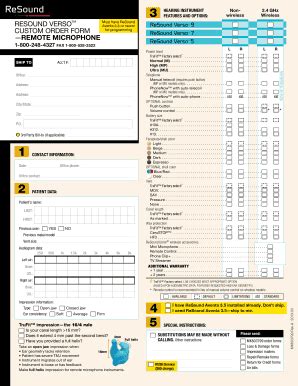 Image result for ReSound Order Forms