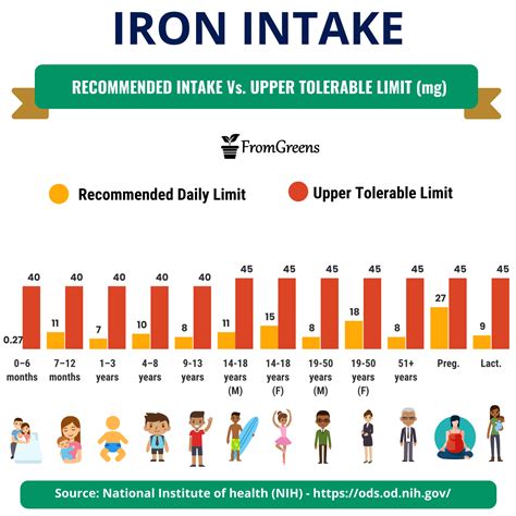 Recommended Daily Intake Of Vitamin B6 (Pyridoxine) For All Age Groups