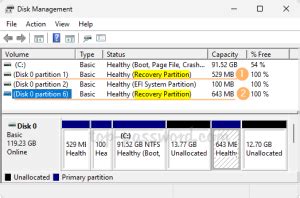 How to Remove Healthy Recovery Partition 的图像结果