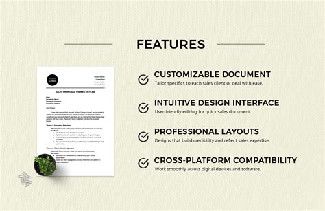 Sales Proposal Themes Outline Template in Word, PDF, Google Docs ...