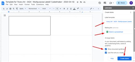 How to Make Labels with Google Docs 的图像结果