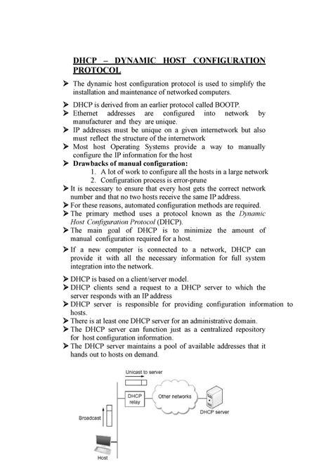 DHCP - Dynamic Host Configuration protocol - DHCP – DYNAMIC HOST ...