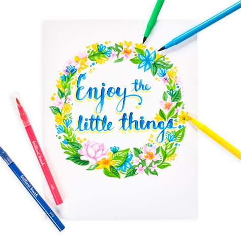 Brilliant Brush Markers - Set of 12 – Bombay Kids Company