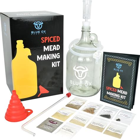 Amazon.com: Blue Ox Brewing Mead Making Kit with Bonus Winter Spices ...