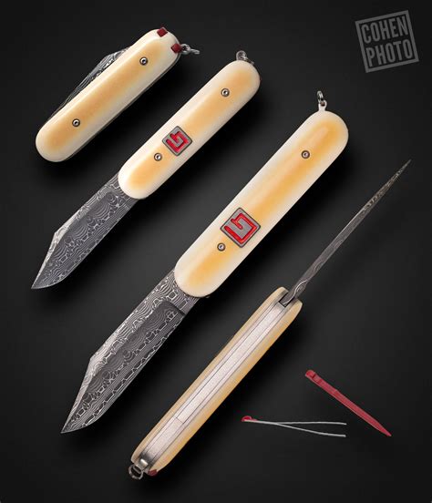 Gedraitis, Chuck, Gedraitis Knives Switch Army Switch Blade Pair Knife ...