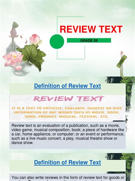Text Read Write Review 的图像结果