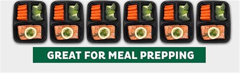 Krum 3 Compartment Plastic Plate | Reusable Sectioned Meal Tray for ...