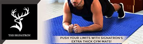 SIGNATRON Fitness Puzzle Mat, Gym Floor Mat, Exercise Mat, EVA Foam ...