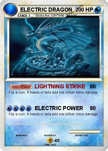 Pokémon ELECTRIC DRAGON 7 7 - LIGHTNING STRIKE - My Pokemon Card
