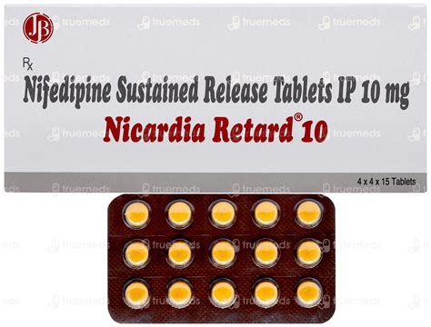Nicardia Retard 10 Tablet: Uses, Side Effects, Price & Substitutes