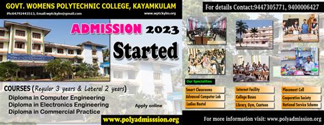 Official Website of Government Polytechnic College, Vandiperiyar