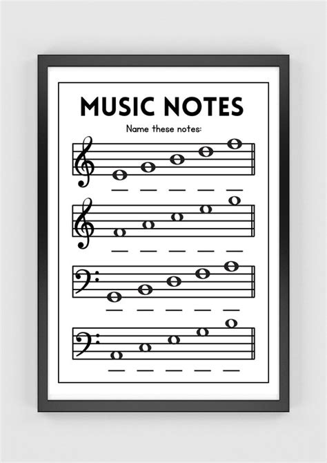 Image result for Music Note Practice Worksheet