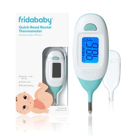 Amazon.com : Frida Baby Rectal Thermometer for Baby Digital Fever Thermometer for Babies ...