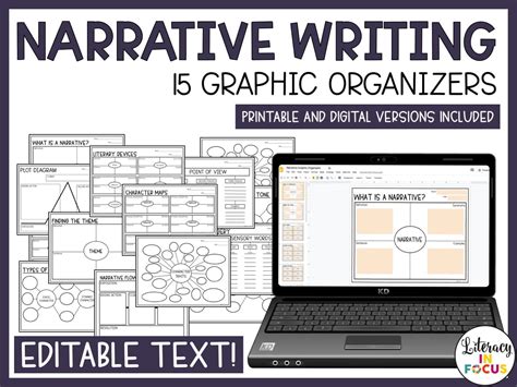 15 Graphic Organizers for Narrative Writing - Literacy In Focus
