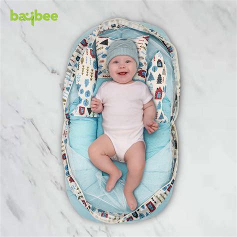 Baybee Baby Bedding Set for New Born Baby Bed Mattress with Mosquito ...