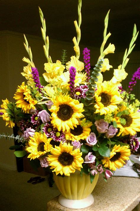 Large Silk Sunflower Arrangements at Eva Guillermo blog
