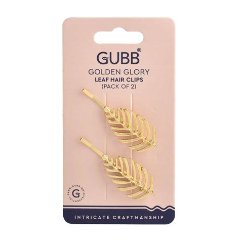 Buy GUBB GOLDEN GLORY LEAF HAIR CLIP Online & Get Upto 60% OFF at PharmEasy