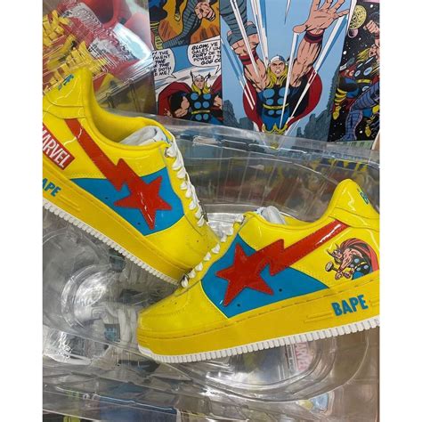 Marvel x Bape Bapesta Pack | Nice Kicks