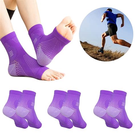 3Pairs Compression Socks For Women Ankle Brace Support Neuropathy Soothe Socks, Nano Soothesocks ...
