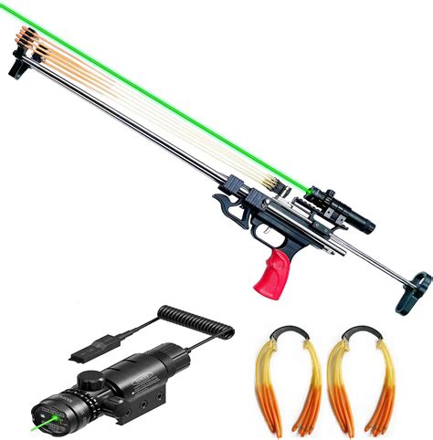 Slingshot Rifle, Professional Slingshots with Laser Sight Trigger ...