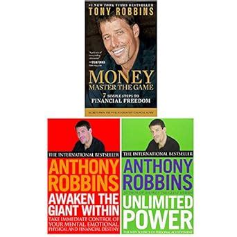 Collection Tony Robbins 2 Books Set Awaken The Giant Within,Money ...