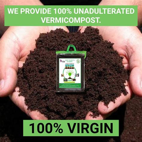 vedo 1 Kg Organic Vermicompost Fertilizer Manure for Plants Fertilizer ...