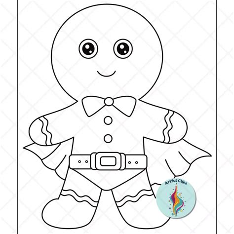 Gingerbread Man in Disguise: Fun and Creative Coloring Pages