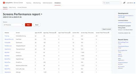 OutSystems Chart 的图像结果