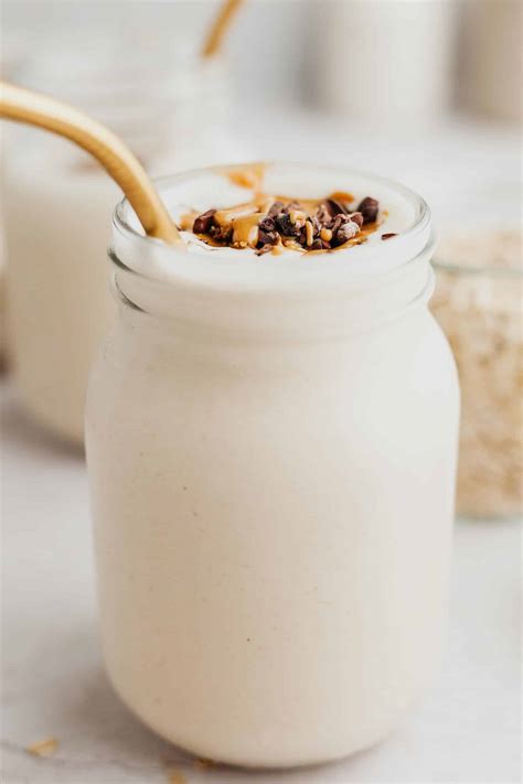 Peanut Butter Smoothie Recipe (No Banana) - Jar Of Lemons