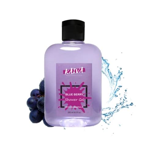 Buy Kaiva Moisturizing Blue Berry Shower Gel Body Wash For Sensitive To ...