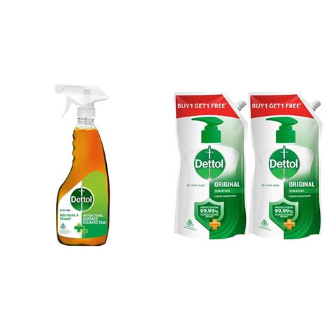 Dettol Liquid Disinfectant Cleaner Surface Sanitizer Spray – 500ml ...
