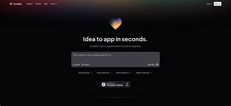 Lovable Dev Sample App Building 的图像结果