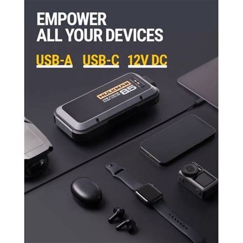 Buy HULKMAN Alpha 85 Jump Starter 2000 Amp Portable Car Starter with ...