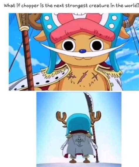 This What chopper x white beared looks like | One piece cartoon, One ...