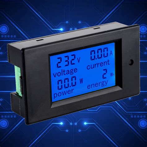 Digital Voltmeter Ammeter Panel, Digital AC Mete, 80-260V 100A Digital ...