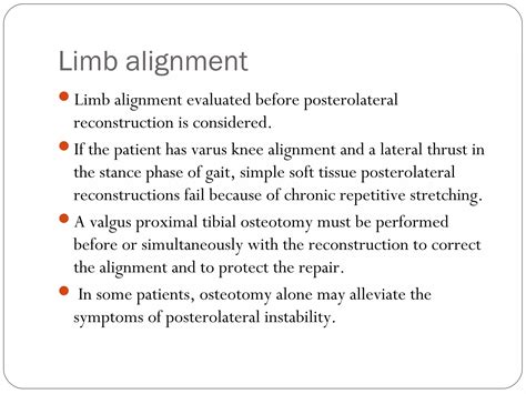 Posterolateral corner injuries of knee joint | PPT