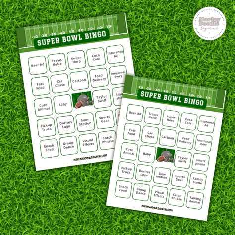 Super Bowl Party Game Bundle (Free Printables) - Marley Doodle Digital