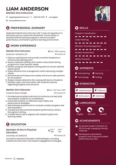 Martial Arts Coach Job Description at Josephine Blumberg blog