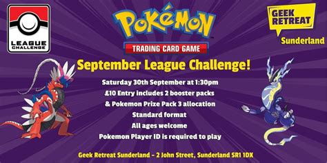 Pokemon September League Challenge at Geek Retreat Sunderland!, Geek ...