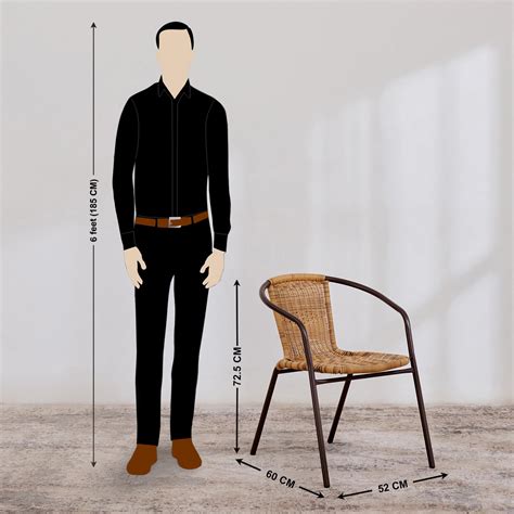 Buy (Refurbished) Fullerton Polyrattan Chair - Brown from Home Centre ...