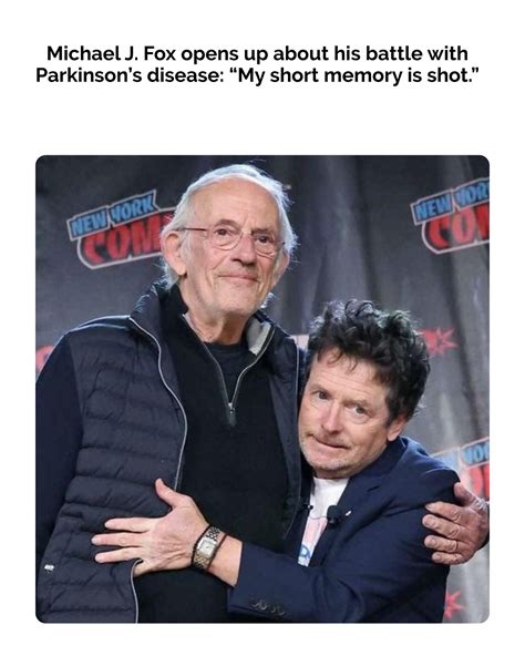 Michael J. Fox opens up about his battle with Parkinson's disease: "My ...