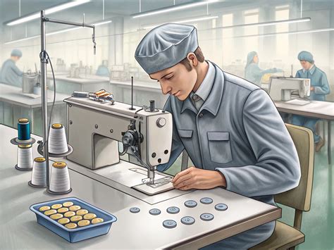 Image result for Button Sewing Machine Operator